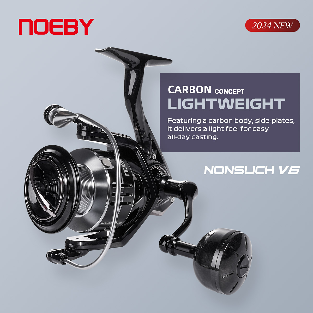 Abu Garcia Reel Max - Noeby 탄소 스피닝 낚시 릴, 알루미늄