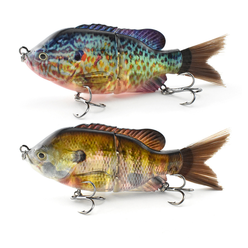 Fishing Lure Popper - 13cm/33g 바이오닉 2단 헤어리 테일 플라스틱
