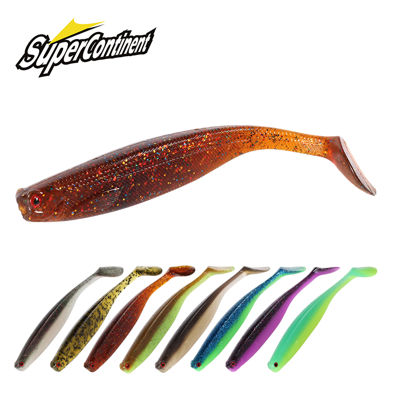 Fishing Lure Soft Plastic - 2022 Supercontinent ShadTeez 5cm/7cm/10cm 파이크 잣