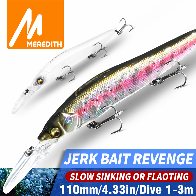 Fishing Lure Spinnerbait - 메리디스 미노우 워블러 낚시 루어 110mm