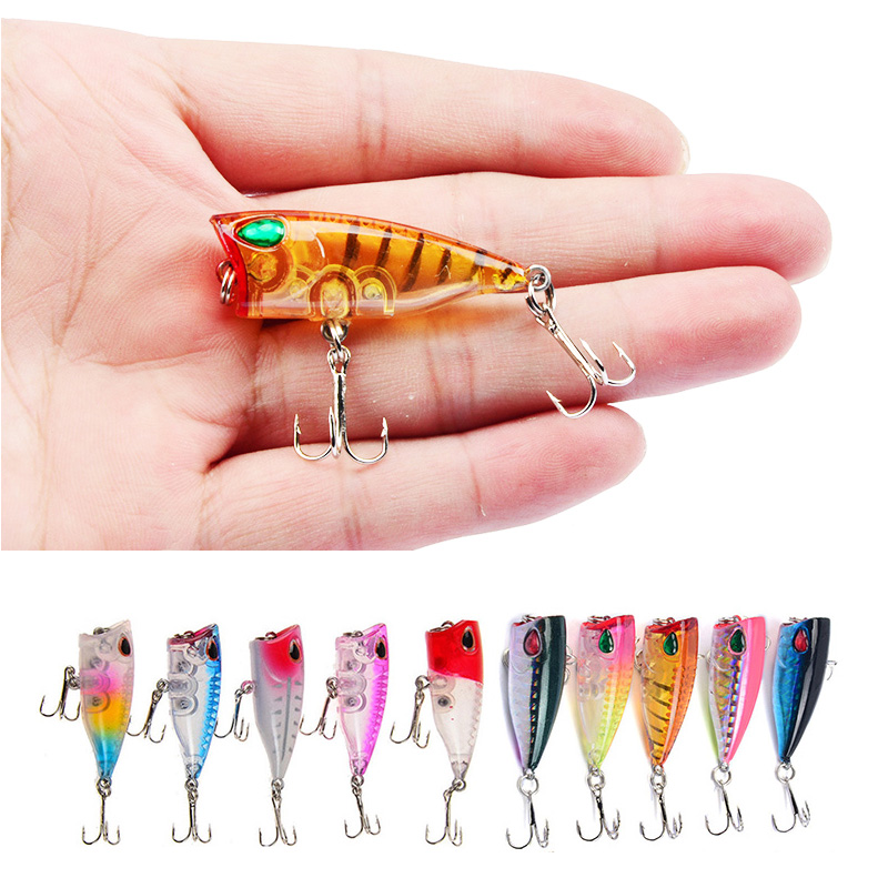 Fishing Lure Topwater - YUCONG 1PC 미니 포퍼 낚시 미끼