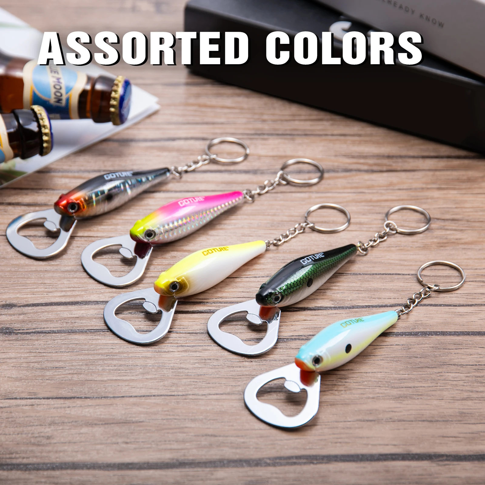Goture 낚시 루어 병따개, 탄소강 물고기 패턴,  - Fishing Lure Making Kit 리뷰 및 가격