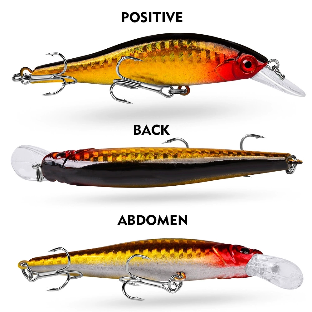 5가지 색상의 오징어 모양 바다 미노우 낚시 루어, 딥 - Fishing Lure Jerkbait 리뷰 및 가격
