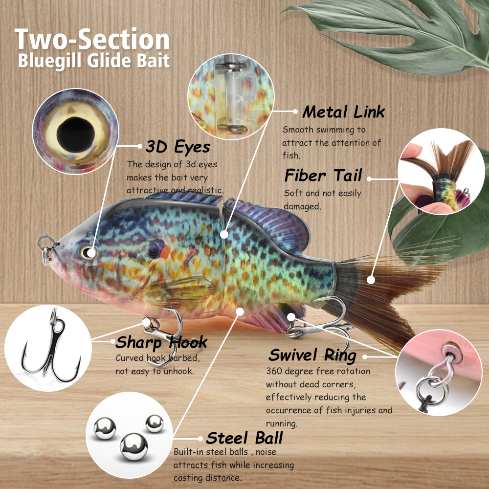 13cm/33g 바이오닉 2단 헤어리 테일 플라스틱 루 - Fishing Lure Popper 리뷰 및 가격