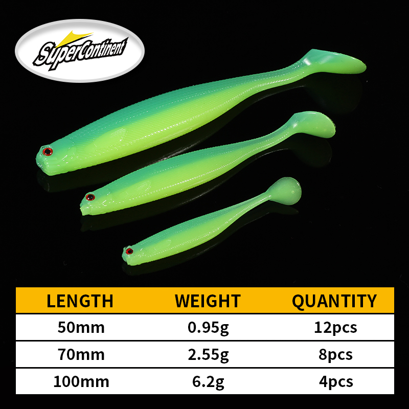2022 Supercontinent ShadTeez 5 - Fishing Lure Soft Plastic 리뷰 및 가격