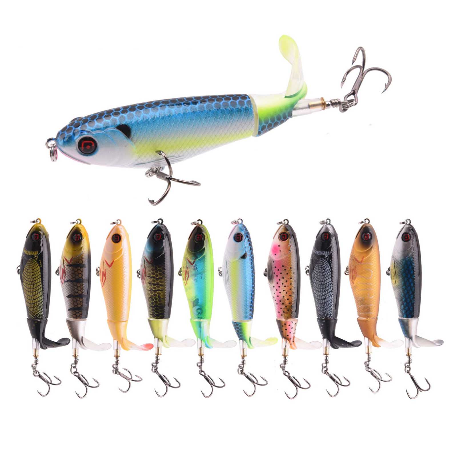 10.5cm/17g 프로펠러 트랙터 탑워터 루어 포퍼  - Fishing Lure Popper 리뷰 및 가격