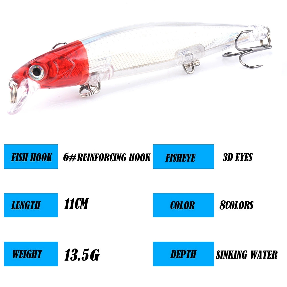 1개 레이저 싱킹 미노우 낚시 루어 11cm/13.5g - Fishing Lure Jerkbait 리뷰 및 가격
