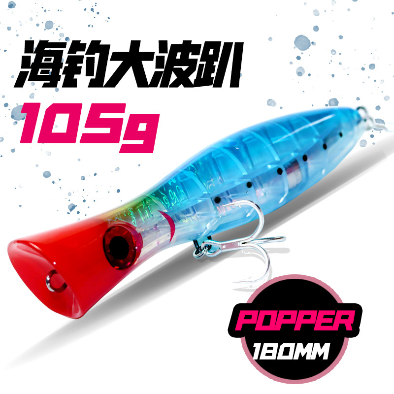 무쿤 2개입 180mm 105g 탑워터 빅 포퍼 플로팅 - Fishing Lure Topwater 리뷰 및 가격