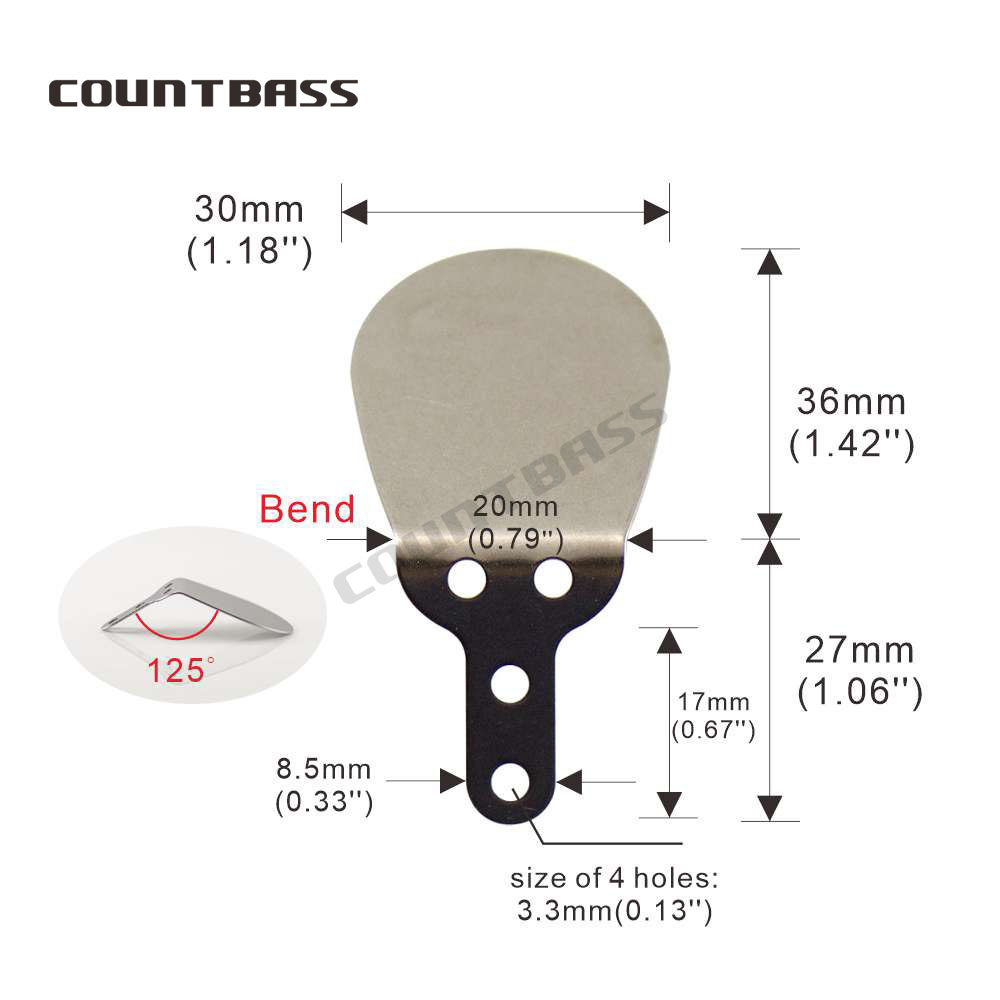COUNTBASS 20Pcs 스테인레스 스틸 루어 입술 - Fishing Lure Topwater 리뷰 및 가격