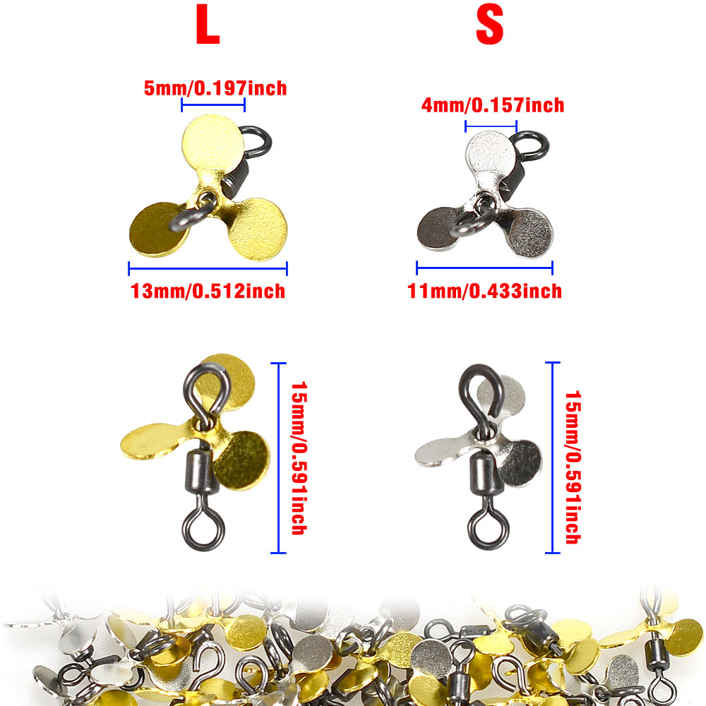 20Pcs 나선형 블레이드 낚시 프로펠러 액세서리, 낚 - Fishing Lure Blade Bait 리뷰 및 가격