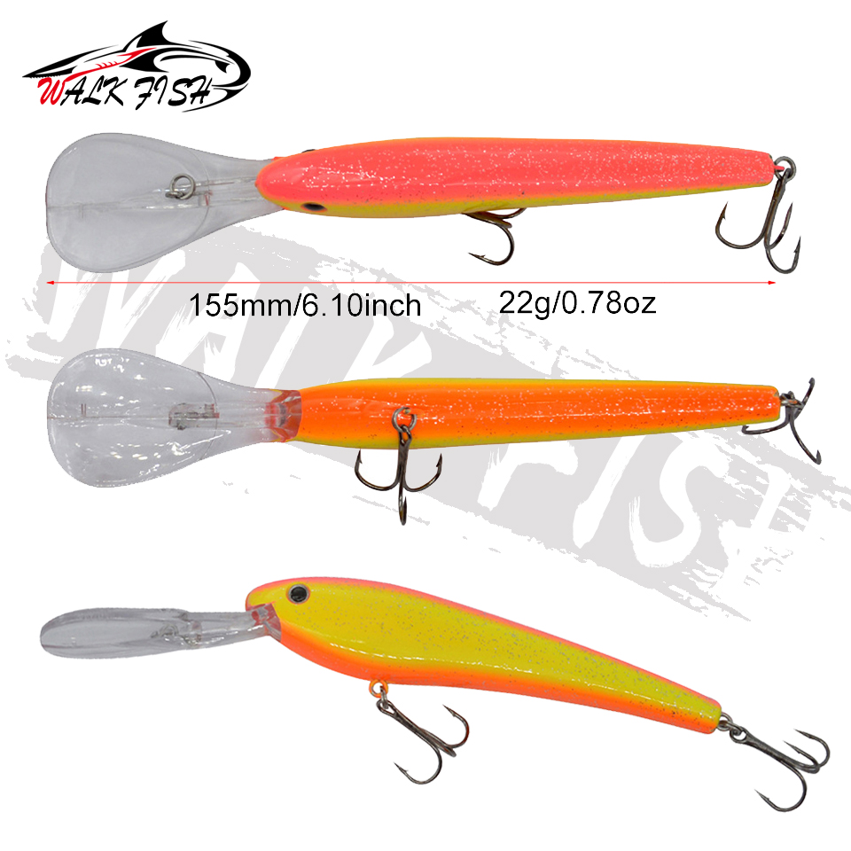 WALK FISH 미노우 낚시 미끼, 롱 캐스트 하드  - Fishing Lure Crankbait 리뷰 및 가격