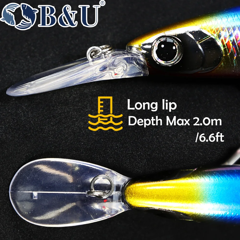 B & U 싱킹 미노우 바다 낚시 루어, 울트라 롱 캐 - Fishing Lure Jerkbait 리뷰 및 가격
